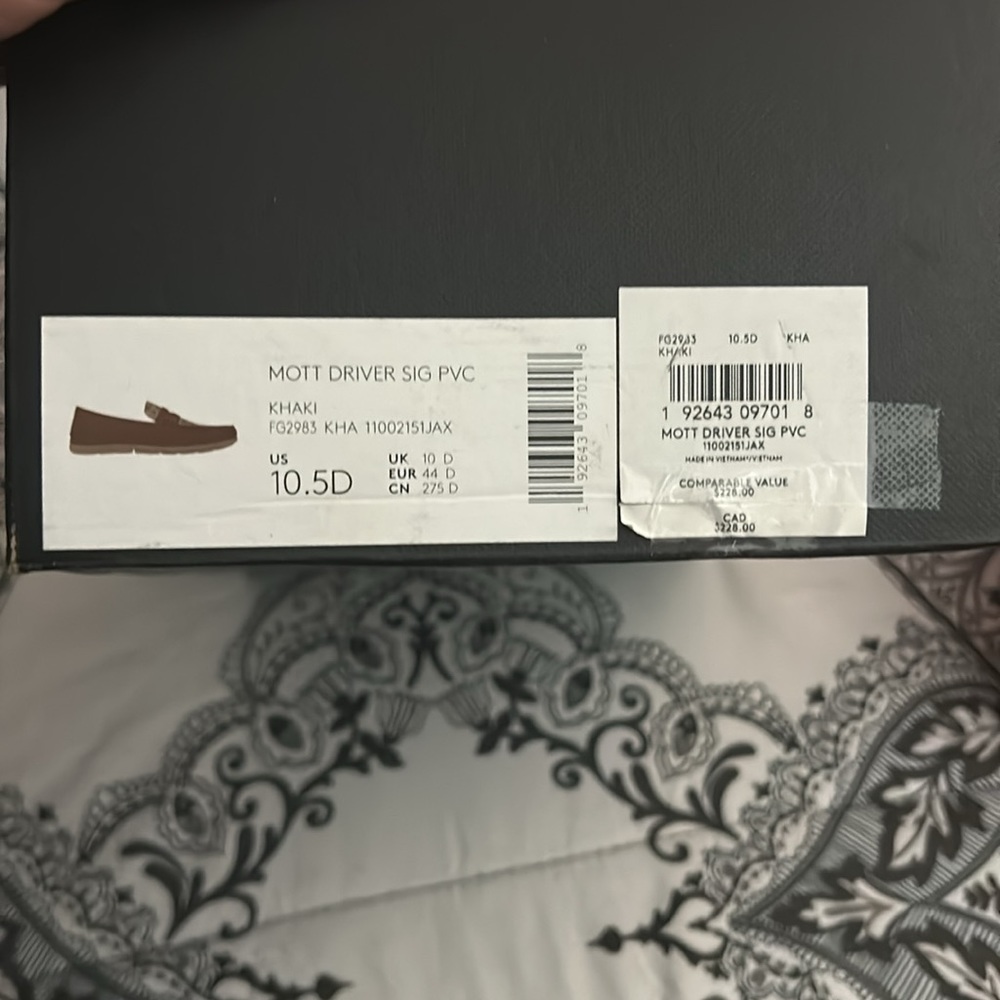 Brand New Men Size 10.5 Coach Leather Loafers Brown - Picture 4 of 7